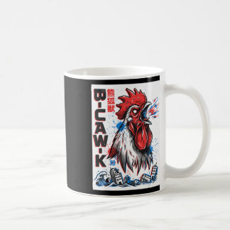 B-caw-k Lustiger Riesenhuhn Japanisches Monster Po Kaffeetasse