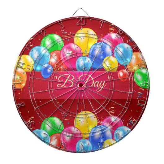 "B Day" Dartscheibe (vorne)