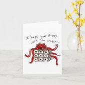 B-Day Roll | Quarantine Birthday Card COVID-19 Karte (Gelbe Blume)