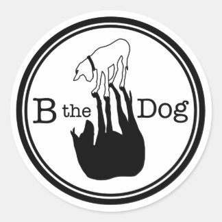 B Der Hund - Aufkleber