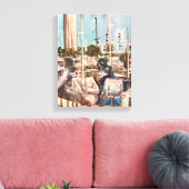B Dock, setzen in Bay Painting von Therese Kramer Leinwanddruck (Insitu (Wohnzimmer))