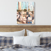 B Dock, setzen in Bay Painting von Therese Kramer Leinwanddruck (Insitu (Schlafzimmer))