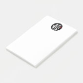 B Dog Papercut Chinesisches Neujahr 2018 Notepad Post-it Klebezettel (angewinkelt)