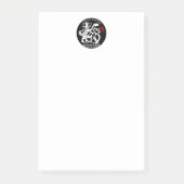 B Dog Papercut Chinesisches Neujahr 2018 Notepad Post-it Klebezettel (Vorderseite)