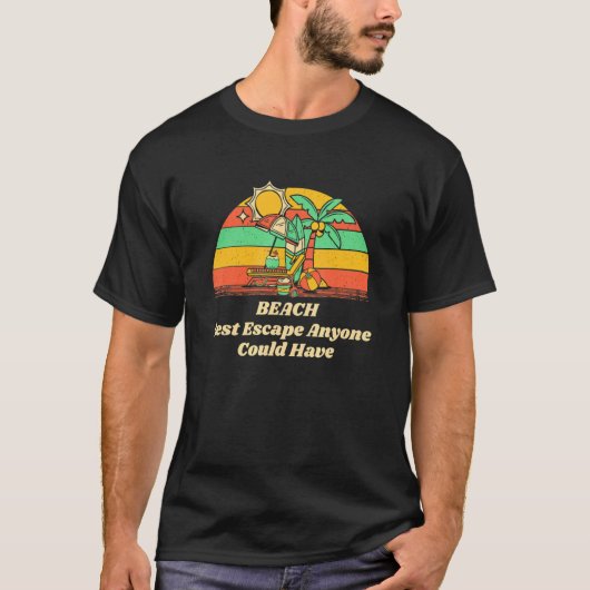 B E A C H Beach Vacation Ocean Trip Summer T-Shirt (Vorderseite)
