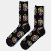 B&E Socken Bold & Elaborate Bunte Socken 0049551 (Linkes Detail)