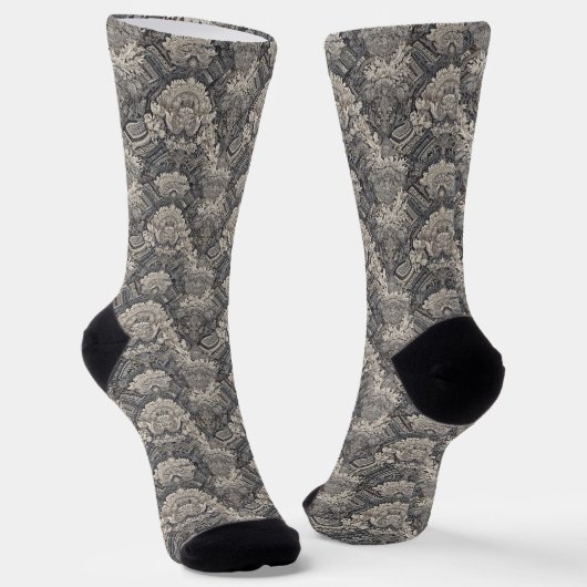 B&E Socken Bold & Elaborate Design 0048125 (Gewinkelt)