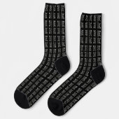 B&E Socken Bold & Elaborate Design 0048157 (Linkes Detail)