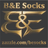 B&E Socken Bold & Elaborate Design 0048173 Aufkleber (Vorderseite)