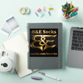 B&E Socken Bold & Elaborate Design 0048173 Aufkleber (iPad Hülle)