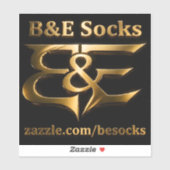 B&E Socken Bold & Elaborate Design 0048173 Aufkleber (Blatt)