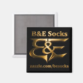 B&E Socken Bold & Elaborate Design 0048173 Magnet (Vorderseite/Rückseite)