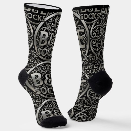 B&E Socken Bold & Elaborate Design 0049549-B&E (Gewinkelt)