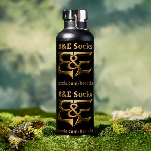 B&E Socken Bold & Elaborate Design 0049549-B&E Trinkflasche (Außenbereich (gedreht))