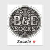 B&E Socken Bold & Elaborate Design 0049553 Aufkleber (Blatt)
