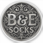 B&E Socken Bold & Elaborate Design 0049553 Aufkleber (Vorderseite)