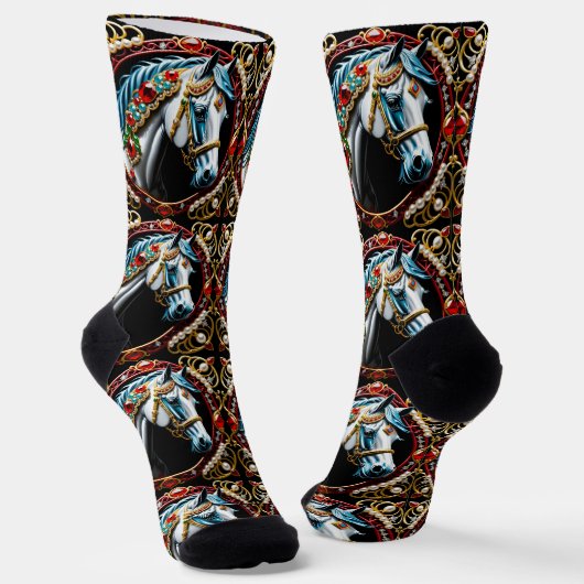 B&E Socken Kühnes und Elaborates Design 002223 (Gewinkelt)