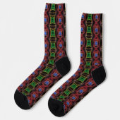 B&E Socken Kühnes und Elaboriertes Design 001840 (Linkes Detail)