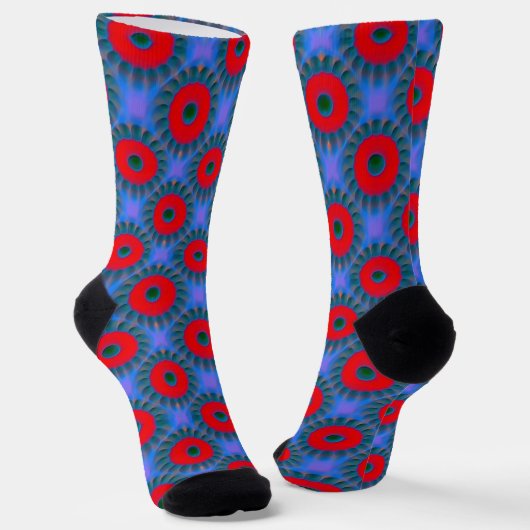 B&E Socken Kühnes und Elaboriertes Design 001844 (Gewinkelt)