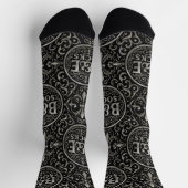 B&E Socken Kühnes und Elaboriertes Design 001864 (Oben)
