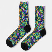 B&E Socken Kühnes und Elaboriertes Design 001936 (Linkes Detail)