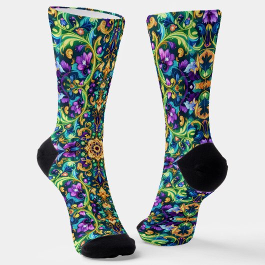 B&E Socken Kühnes und Elaboriertes Design 001936 (Gewinkelt)