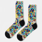 B&E Socken Kühnes und Elaboriertes Design 001941 (Linkes Detail)