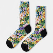 B&E Socken Kühnes und Elaboriertes Design 001942 (Linkes Detail)