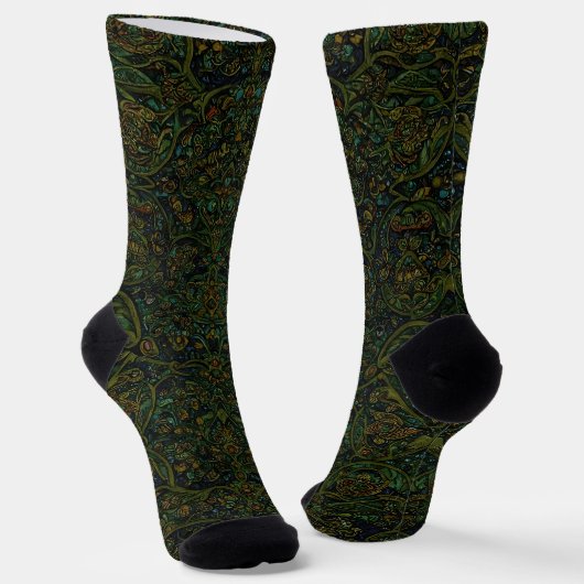 B&E Socken Kühnes und Elaboriertes Design 001990 (Gewinkelt)
