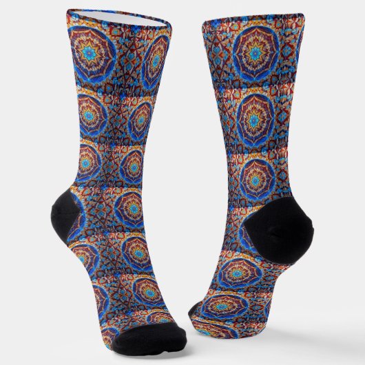 B&E Socken Kühnes und Elaboriertes Design 001998 (Gewinkelt)