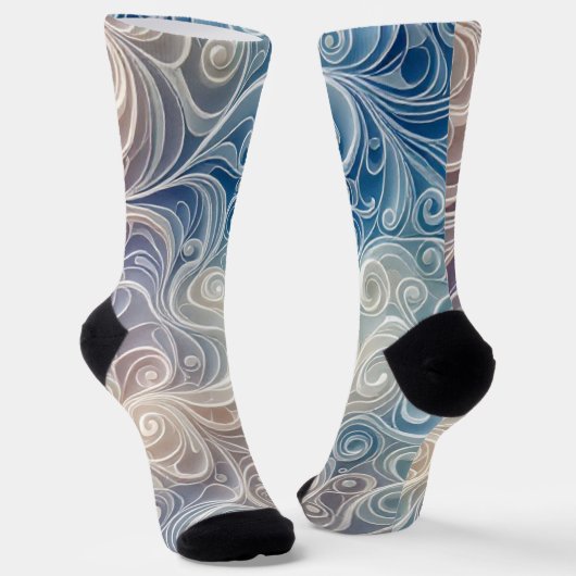 B&E Socken Kühnes und Elaboriertes Design 002000 (Gewinkelt)
