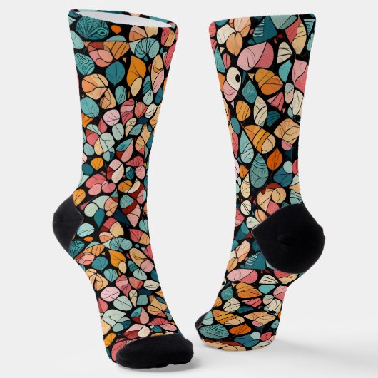 B&E Socken Kühnes und Elaboriertes Design 002009 (Gewinkelt)