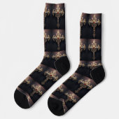 B&E Socken Kühnes und Elaboriertes Design 002124 (Linkes Detail)