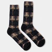 B&E Socken Kühnes und Elaboriertes Design 002124 (Rechts)