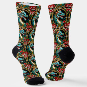 B&E Socken Kühnes und Elaboriertes Design 002140