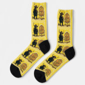 B&E Socken Kühnes und Elaboriertes Design 002172 (Linkes Detail)
