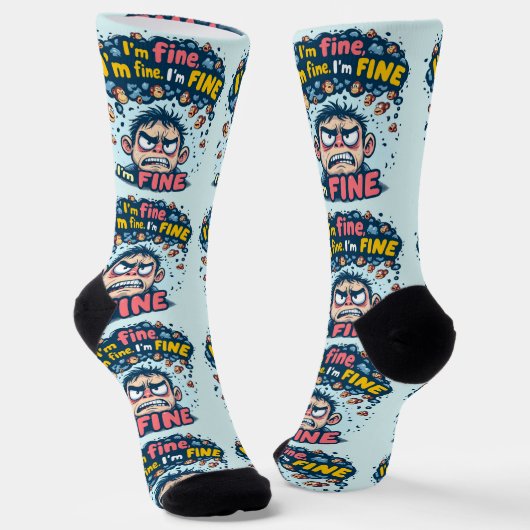 B&E Socken Kühnes und Elaboriertes Design 002189 (Gewinkelt)