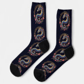 B&E Socken Kühnes und Elaboriertes Design 002191 (Linkes Detail)