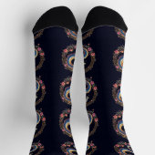 B&E Socken Kühnes und Elaboriertes Design 002191 (Oben)