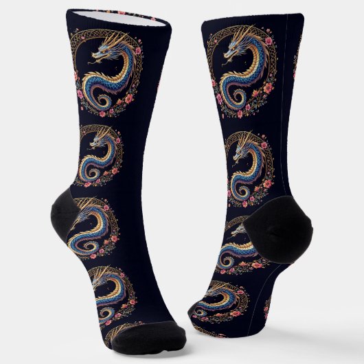 B&E Socken Kühnes und Elaboriertes Design 002191 (Gewinkelt)