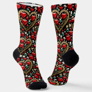 B&E Socken Kühnes und Elaboriertes Design 002227