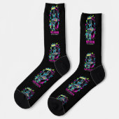 B&E Socken Kühnes und Elaboriertes Design 002248 (Linkes Detail)