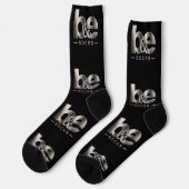 B&E Socken Kühnes und Elaboriertes Design 002273 (Linkes Detail)