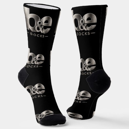 B&E Socken Kühnes und Elaboriertes Design 002273 (Gewinkelt)