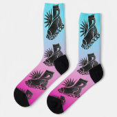 B&E Socken Kühnes und Elaboriertes Design 002354 (Linkes Detail)