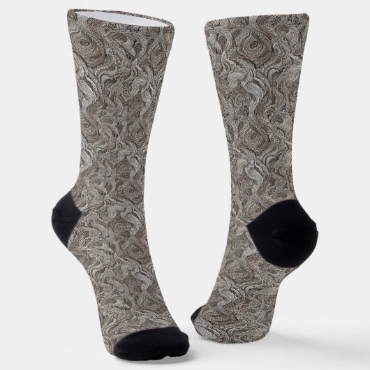 B&E Socken Kühnes und Elaboriertes Design 0048129 (Gewinkelt)