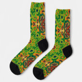 B&E Socken Kühnes und Elaboriertes Design 0048201 (Linkes Detail)