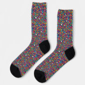 B&E Socken Kühnes und Elaboriertes Design 0048938 (Linkes Detail)