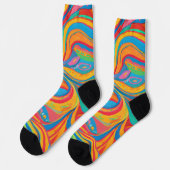 B&E Socken Kühnes und Elaboriertes Design 0048962 (Linkes Detail)