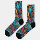 B&E Socken Kühnes und Elaboriertes Design 0048970 (Linkes Detail)